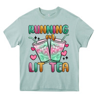Arona running on lit tea Heavy Core Tee - MaliasSmallBusiness