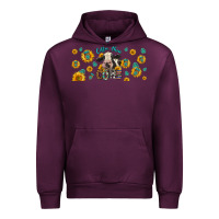 Mauve Wine Coffee Then Cows Urban Hoodie - LillyAllenDesigns