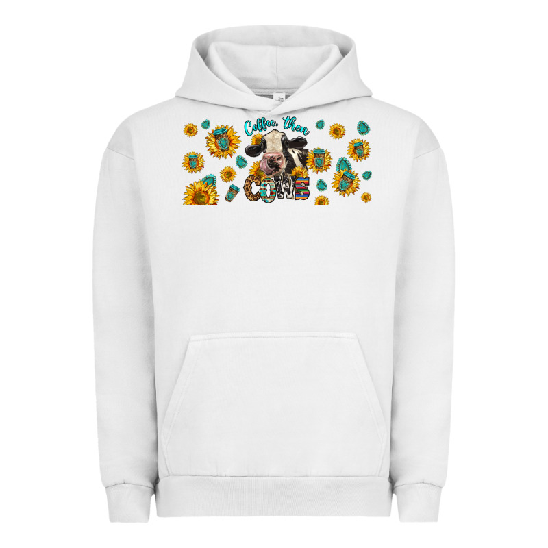 Coffee Then Cows Urban Hoodie by LillyAllenDesigns | Teevron