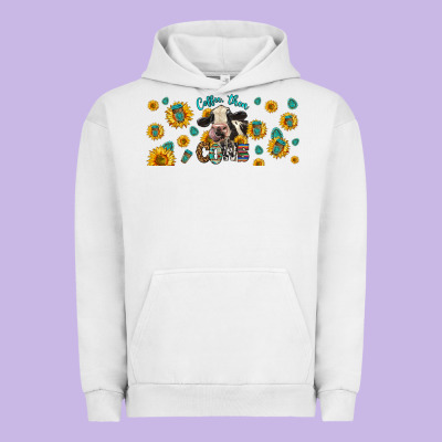 Coffee Then Cows Urban Hoodie Designed By Lillyallendesigns