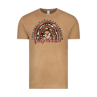 Girl Mama Western Leopard Rainbow Vintage Tee | Teevron