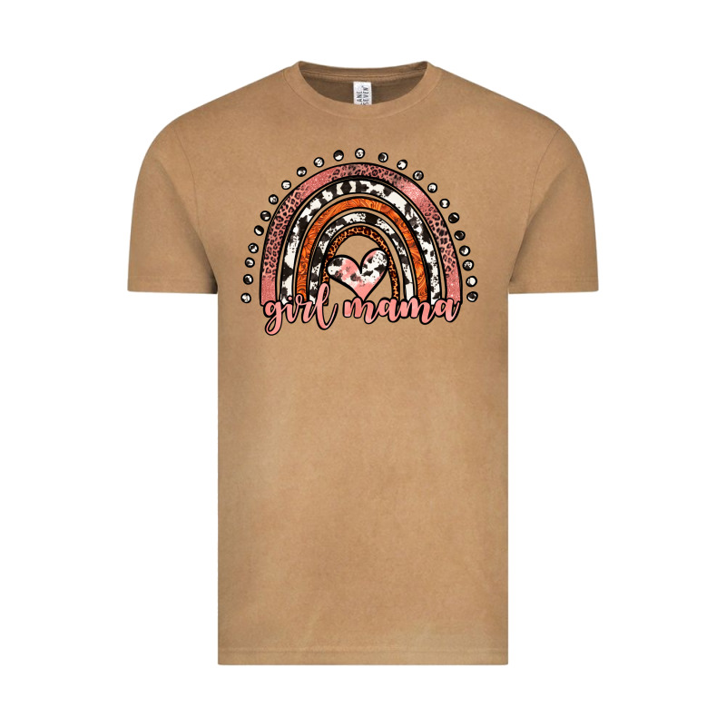 Girl Mama Western Leopard Rainbow Vintage Tee by JahusDesignShop | Teevron