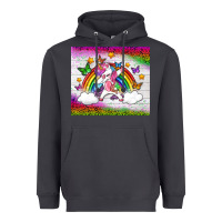 Lgbtq Dabbbing Unicorn And Rainbow Tumbler Heavyweight Hoodie | Teevron