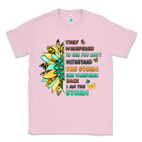 Bubblegum Pink inspirational flower and quote design Classic Tee - LillyAllenDesigns