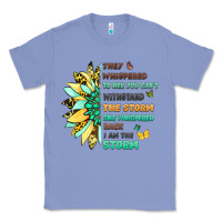 Colony Blue inspirational flower and quote design Classic Tee - LillyAllenDesigns