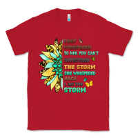 Red inspirational flower and quote design Classic Tee - LillyAllenDesigns