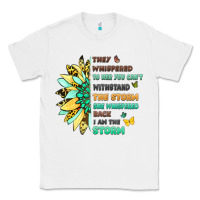White inspirational flower and quote design Classic Tee - LillyAllenDesigns