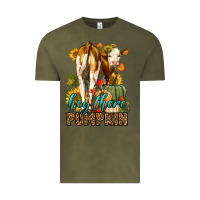Vintage Olive Hey There Pumpkin Fall Vintage Tee - LillyAllenDesigns