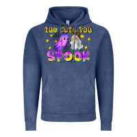 Vintage Denim too cute too spook Vintage Hoodie - LillyAllenDesigns