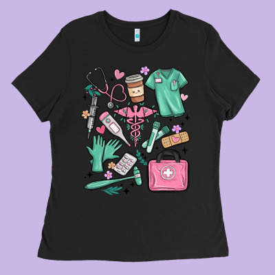 Can't Talk Right Now Doing Medical Assistant Stuff Ladies Tee Designed By Maliassmallbusiness