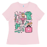 Bubblegum Pink can't talk right now doing medical assistant stuff Ladies Tee - MaliasSmallBusiness