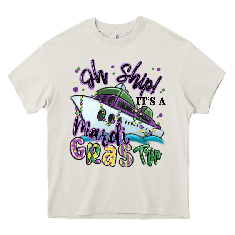 Oh Ship It's A Mardi Gras Trip Heavy Core Tee by MaliasSmallBusiness | Teevron