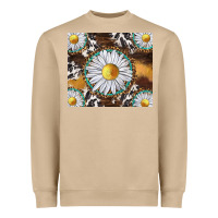 Mushroom western daisy and cowhide tumbler tbs Heavyweight Sweatshirt - TumblerDesignByShophia