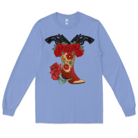 Colony Blue Cowboy Boots Long Sleeve Tee - Bettercallsaul