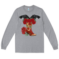 Heather Grey Cowboy Boots Long Sleeve Tee - Bettercallsaul