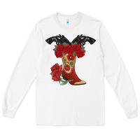 White Cowboy Boots Long Sleeve Tee - Bettercallsaul