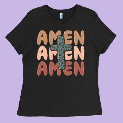 Amen Ladies Tee Designed By Maliassmallbusiness