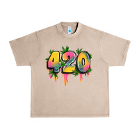 French Oak 420 cannabis Urban Heavy Tee - Artiststas