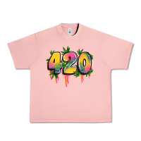 Salmon 420 cannabis Urban Heavy Tee - Artiststas