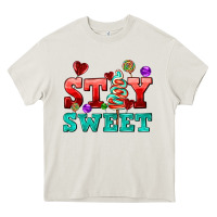 Cream stay sweet Heavy Core Tee - AdoDesignShop