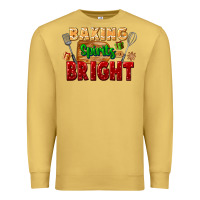Antique Gold baking spirits bright Premium Sweatshirt - FaDigitalArtStudio