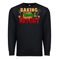 Black baking spirits bright Premium Sweatshirt - FaDigitalArtStudio