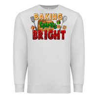 Dove Grey baking spirits bright Premium Sweatshirt - FaDigitalArtStudio