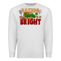 Oatmeal Heather baking spirits bright Premium Sweatshirt - FaDigitalArtStudio