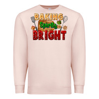 Pale Pink baking spirits bright Premium Sweatshirt - FaDigitalArtStudio