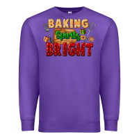 Purple baking spirits bright Premium Sweatshirt - FaDigitalArtStudio