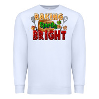 White baking spirits bright Premium Sweatshirt - FaDigitalArtStudio
