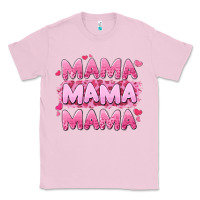 Bubblegum Pink mama mama mama valentine's day Classic Tee - LillyAllenDesigns