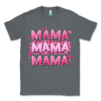 Charcoal Heather mama mama mama valentine's day Classic Tee - LillyAllenDesigns