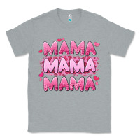 Heather Grey mama mama mama valentine's day Classic Tee - LillyAllenDesigns