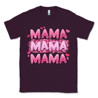 Plum mama mama mama valentine's day Classic Tee - LillyAllenDesigns