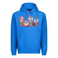 True Royal valentines day coffee cups Premium Hoodie - OliviaCreatesArt