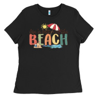Black life is better at the beach Ladies Tee - MaliasSmallBusiness
