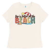 Life Is Better At The Beach Ladies Tee | Teevron