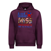 Mauve Wine little miss america Urban Hoodie - Artiststas