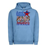 Pigment Pebble Blue little miss america Urban Hoodie - Artiststas
