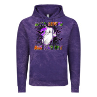 Cloud Purple spook around and find out Vintage Hoodie - LillyAllenDesigns