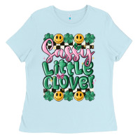 Baby Blue sassy little glover Ladies Tee - MaliasSmallBusiness