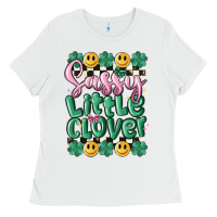 White sassy little glover Ladies Tee - MaliasSmallBusiness