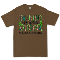 Cacao in june we wear green scoliosis awareness Premium Tee - MaliasSmallBusiness