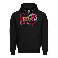 Black howdy honey rose olivia Zipper Hoodie - OliviaCreatesArt