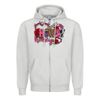 Dove Grey howdy honey rose olivia Zipper Hoodie - OliviaCreatesArt