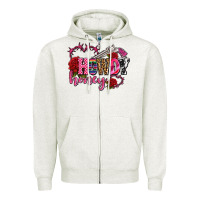 Oatmeal Heather howdy honey rose olivia Zipper Hoodie - OliviaCreatesArt