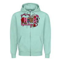 Seafoam howdy honey rose olivia Zipper Hoodie - OliviaCreatesArt