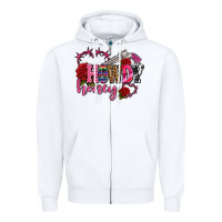 White howdy honey rose olivia Zipper Hoodie - OliviaCreatesArt