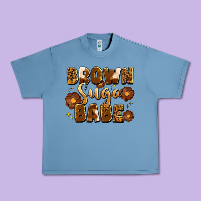 Brown Suga Babe Urban Heavy Tee Designed By Artiststas